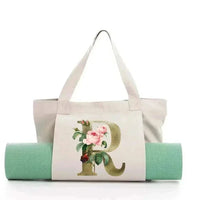 Sac de Yoga Inscription Blanche