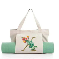Sac de Yoga Inscription Blanche