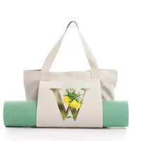 Sac de Yoga Inscription Blanche