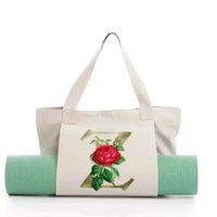 Sac de Yoga Inscription Blanche