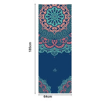 Serviette de Yoga à Motifs