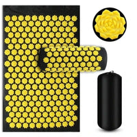 Set Tapis d'Acupression Basique Noir 3 Pièces