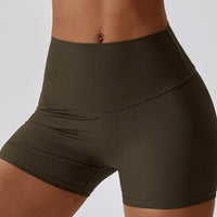 Short Court Plissé Push Up - Sport | Yogaova