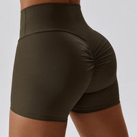 Short Court Plissé Push Up - Sport | Yogaova