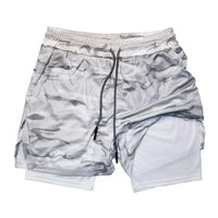 Short de Yoga Homme Multi-Poches