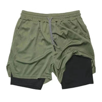 Short de Yoga Homme Multi-Poches