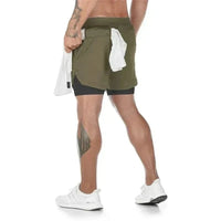Short de Yoga Homme Multi-Poches