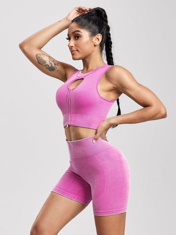 Short et Brassière Sport, Ensemble | Yogaova