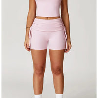 Short Fitness Femme Sculptant – Taille Haute | Yogaova