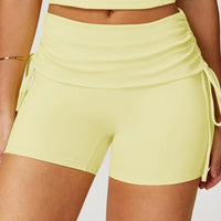 Short Fitness Femme Sculptant – Taille Haute | Yogaova