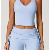 Short Fitness Femme Sculptant – Taille Haute | Yogaova
