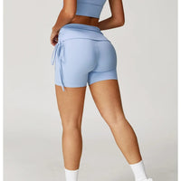Short Fitness Femme Sculptant – Taille Haute | Yogaova