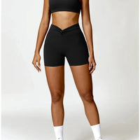 Short Sport Moulant Ceinture Plissée - Tendance 2024 | Yogaova