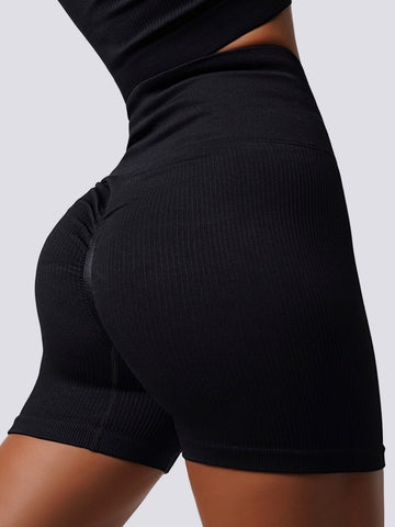 Short Sport Plissé Push Up Taille Haute | Yogaova