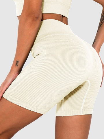 Short Sport Sans Couture Côtelé | Yogaova