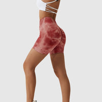 Short Sport Taille Haute Push Up Imprimé | Yogaova