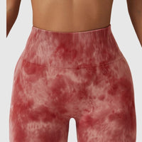 Short Sport Taille Haute Push Up Imprimé | Yogaova