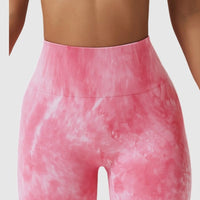 Short Sport Taille Haute Push Up Imprimé | Yogaova