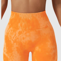 Short Sport Taille Haute Push Up Imprimé | Yogaova