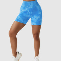 Short Sport Taille Haute Push Up Imprimé | Yogaova