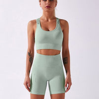 Short Sport Taille Haute Sans Couture | Yogaova