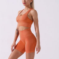 Short Sport Taille Haute Sans Couture | Yogaova