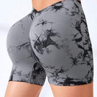 Short Sport Taille V Push Up - Tie Dye | Yogaova