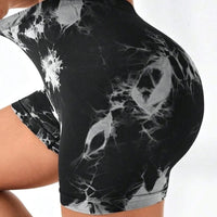 Short Sport Taille V Push Up - Tie Dye | Yogaova