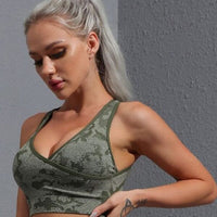 Soutien-Gorge Sport Camouflage | Yogaova