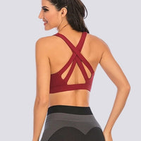 Soutien-Gorge Sport Sans Couture Bretelles Croisées | Yogaova