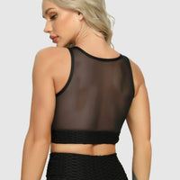 Soutien-Gorge Sport Transparence Maille | Yogaova