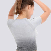 T-Shirt Sport Dégradé Manches Courtes | Yogaova