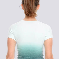 T-Shirt Sport Dégradé Manches Courtes | Yogaova