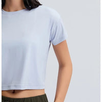T-Shirt Sport Fitness Manches Courtes | Yogaova