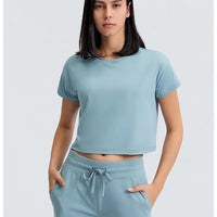 T-Shirt Sport Fitness Manches Courtes | Yogaova