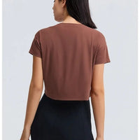 T-Shirt Sport Fitness Manches Courtes | Yogaova