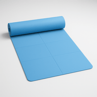 Tapis de yoga 4mm bleu