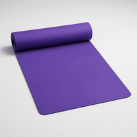 Tapis de yoga 4mm mauve