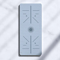 tapis de yoga antidérapant bleu