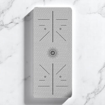 tapis de yoga antidérapant gris