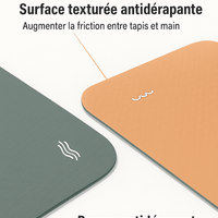tapis de yoga antidérapant vert