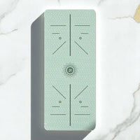 tapis de yoga antidérapant vert