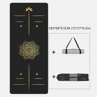 Tapis de Yoga Couleur Mandala 5mm