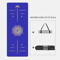 Tapis de Yoga Couleur Mandala 5mm