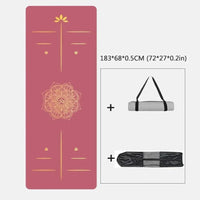 Tapis de Yoga Couleur Mandala 5mm