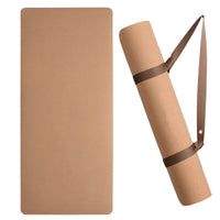 Tapis de Yoga en Liège Naturel Neutre 5mm