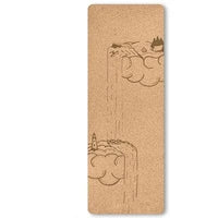 Tapis de Yoga en Liège Naturel Personnalisable 5mm