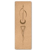Tapis de Yoga en Liège Naturel Personnalisable 5mm
