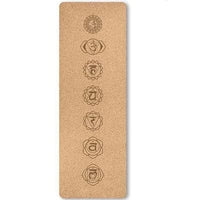 Tapis de Yoga en Liège Naturel Personnalisable 5mm