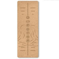 Tapis de Yoga en Liège Naturel Personnalisable 5mm